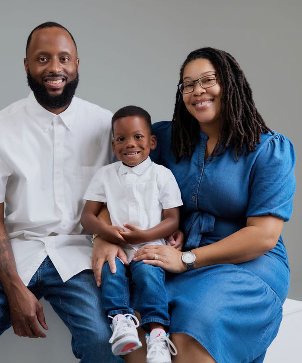 Close to Home - Family in Studio by Veronica Touma