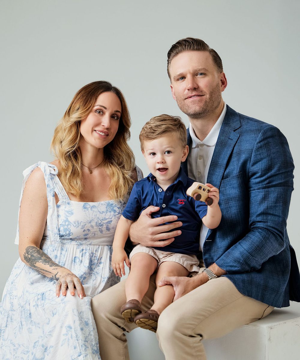 The Family Portrait - Family in Studio by Veronica Touma