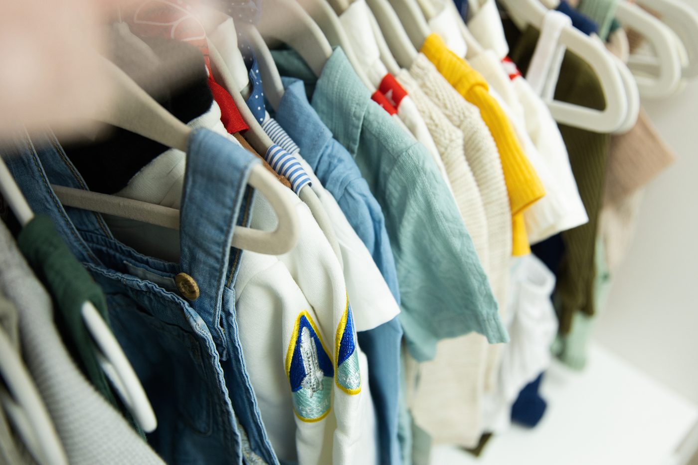Children&rsquo;s wardrobe at the studio